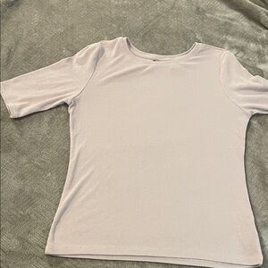 Rachel Zoe Soft Pink Ribbed Top